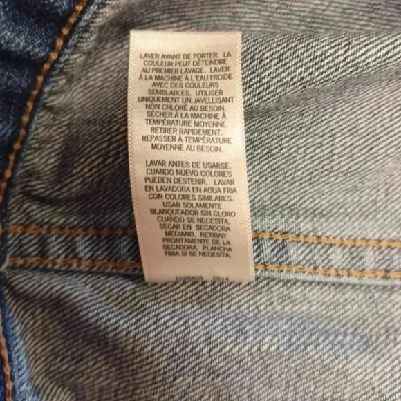 OshKosh B’gosh Denim Jean Jacket Size 10 - Picture 5 of 8